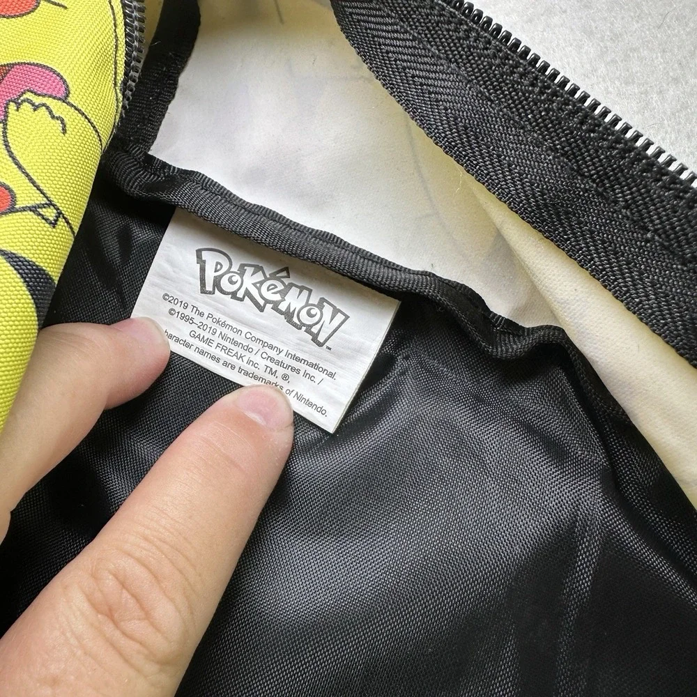 Pokémon‎ Pikachu Backpack Yellow Two Pocket 16'